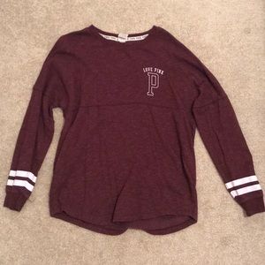 PINK Plum Long Sleeve Tee